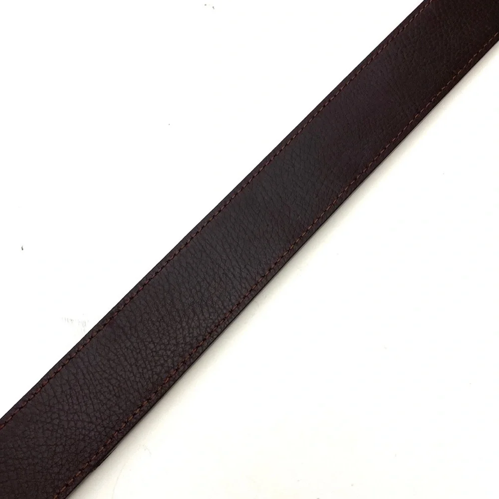 Nike Core Reversible Black/Brown Wax-Coated Leather Golf Belt